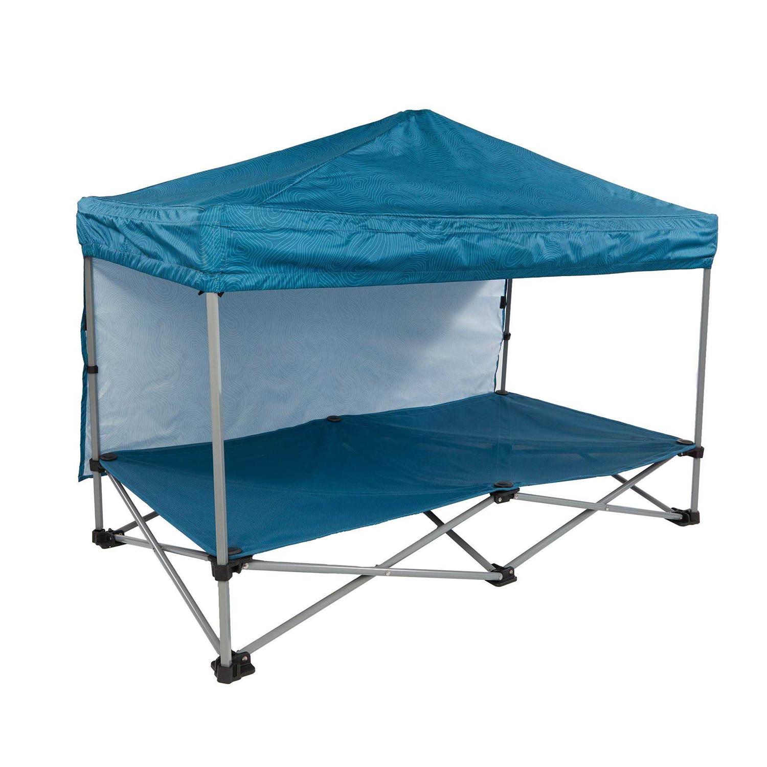 Arcadia Trail Elevated Canopy Cot with Water-Resistant Roll-Down Sunshade - Pet Supplies online store
