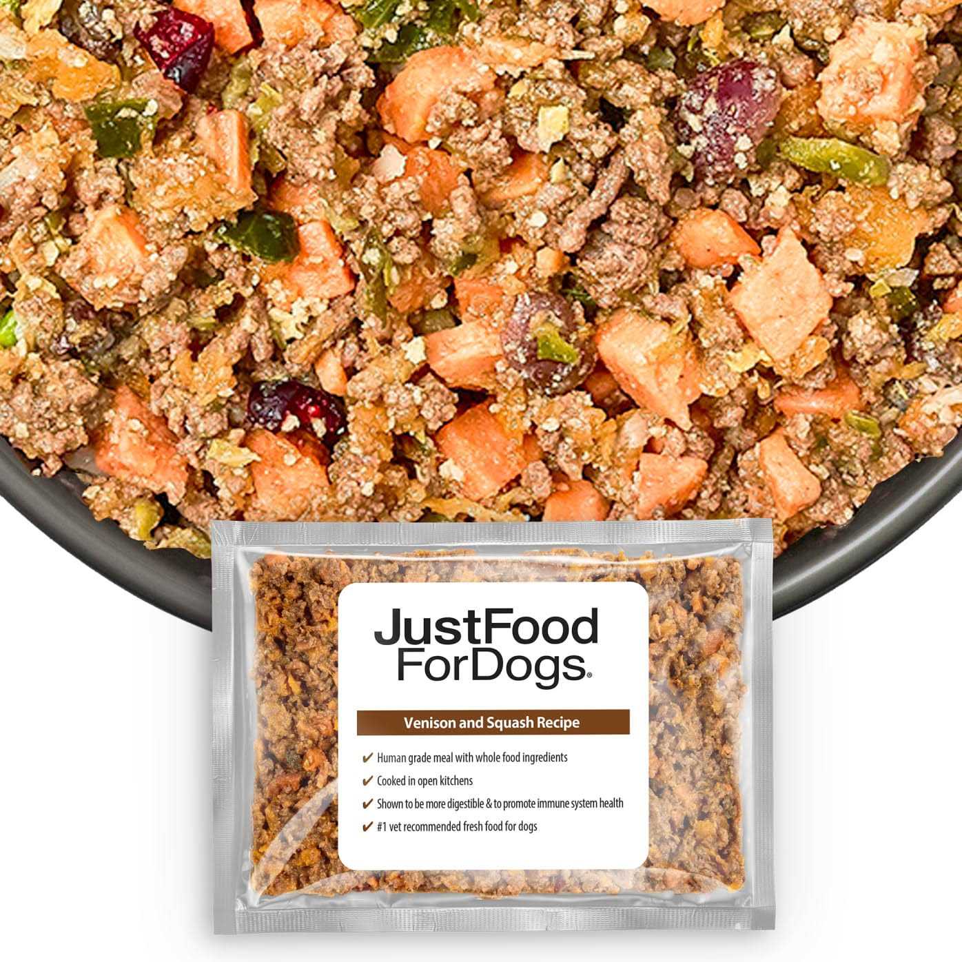 JustFoodForDogs Frozen Fresh Dog Food, Complete Meal or Dog Food Topper - Pet Supplies online store