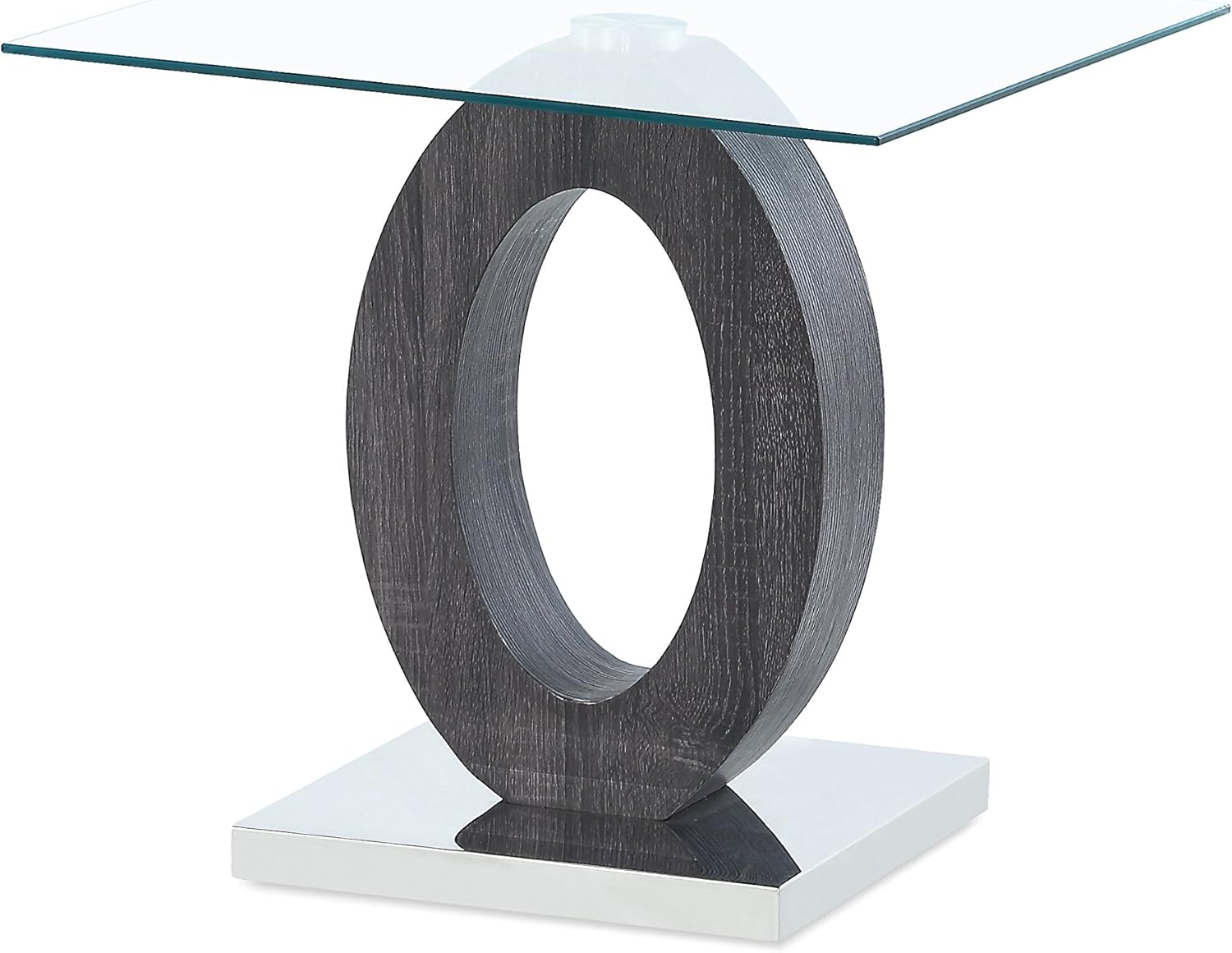 Global Furniture USA Grey End Table, Does Not Apply