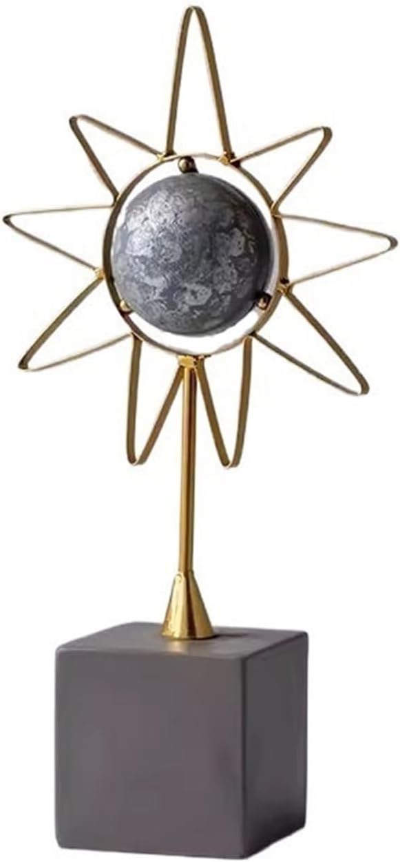 Desktop Decorations European Luxury Desktop Ornaments TV Cabinet Bedroom Study Room Arrangement Home Decoration Furnishings Ornaments(C)