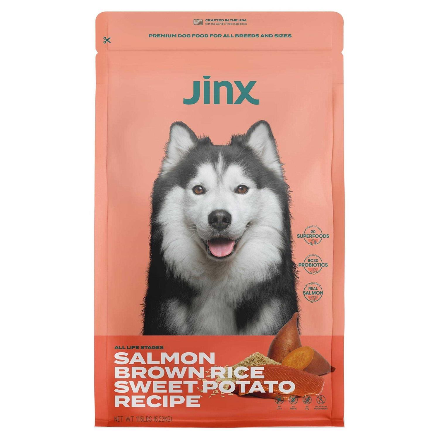 Jinx Salmon Brown Rice & Sweet Potato Dry Dog Food - Pet Supplies online store