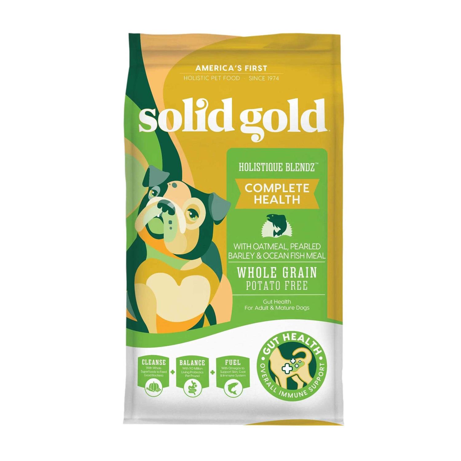 Solid Gold Holistique Blendz Oatmeal Fish Dry Dog Food - Pet Supplies online store