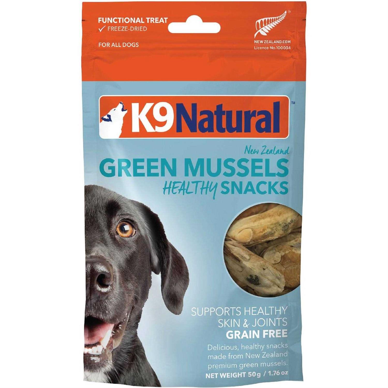 K9 Natural Healthy Snacks Green Mussels Freeze-Dried Dog Treats - Pet Supplies online store