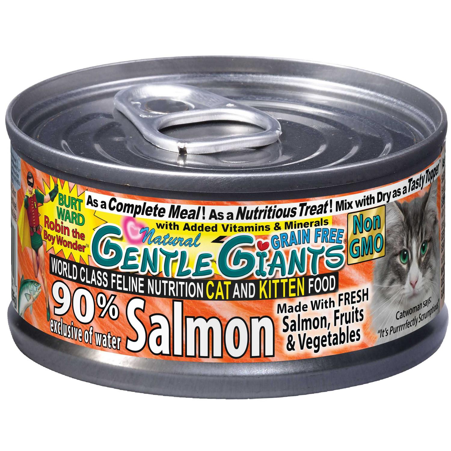 Gentle Giants Salmon Wet Cat Food - Pet Supplies online store