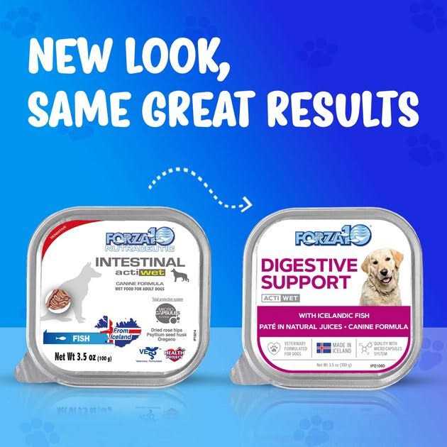 Forza10 Nutraceutic Actiwet Digestive Support Icelandic Fish Recipe Wet Dog Food - Pet Supplies online store