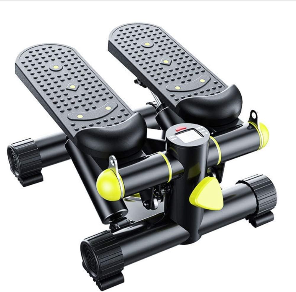 Stepper,Household Up-Down Hydraulic Mute Fitness Exercise Machine Elliptical Treadmill Slimming Body with Magnet Pedal Indoors and Outdoors Use Maximal Bearing 135kg