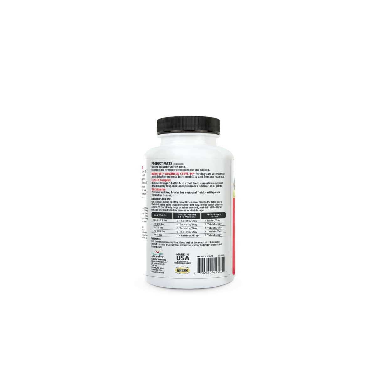 Advanced Cetyl M Joint Action Formula for Dogs - Pet Supplies online store