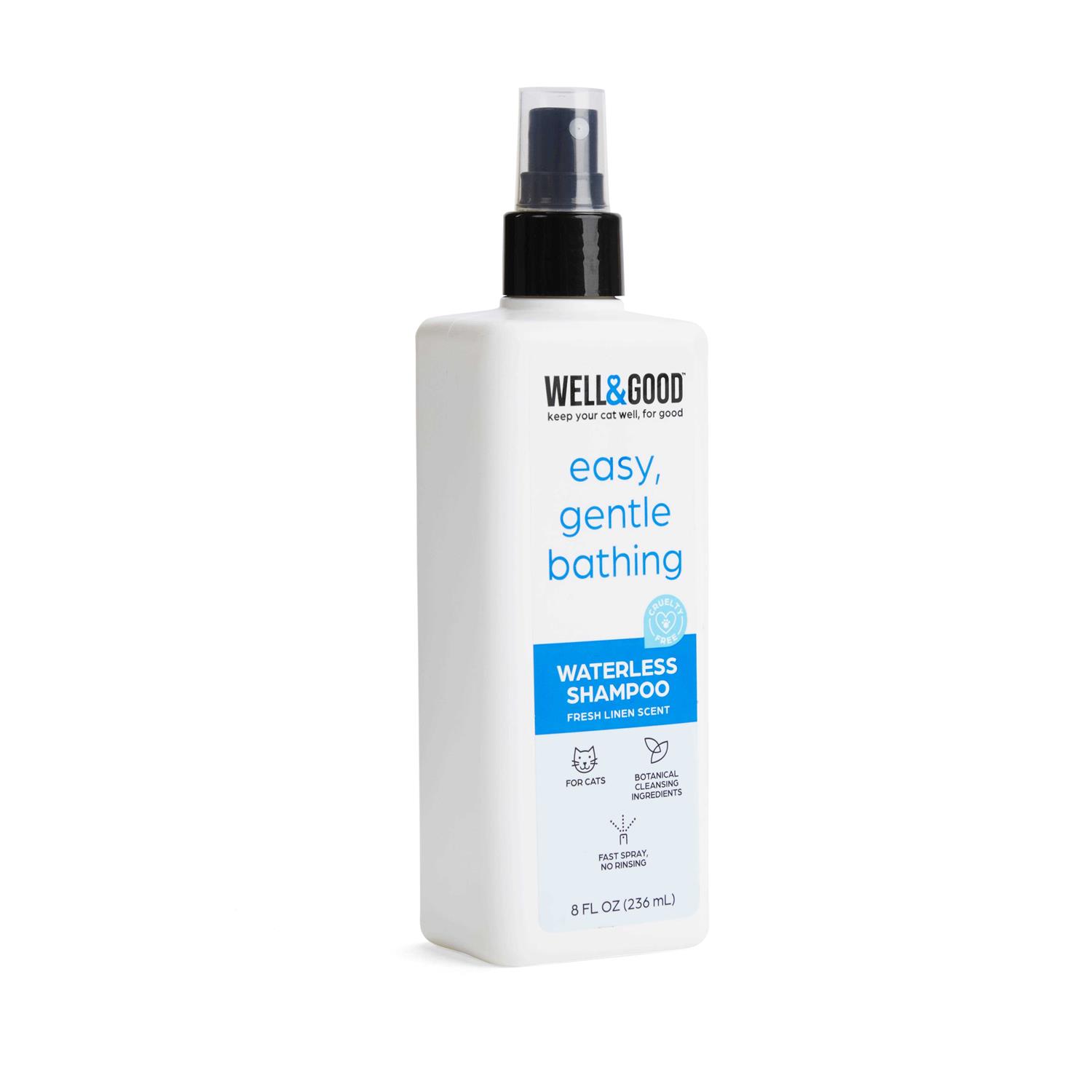 Well & Good Waterless Cat Shampoo - Pet Supplies online store