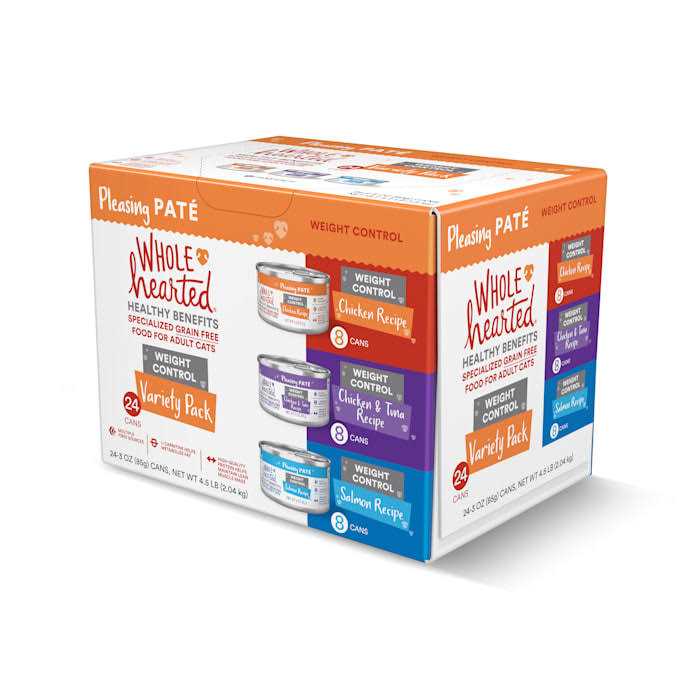 WholeHearted Weight Control Adult Wet Cat Food Variety Pack - Pet Supplies online store