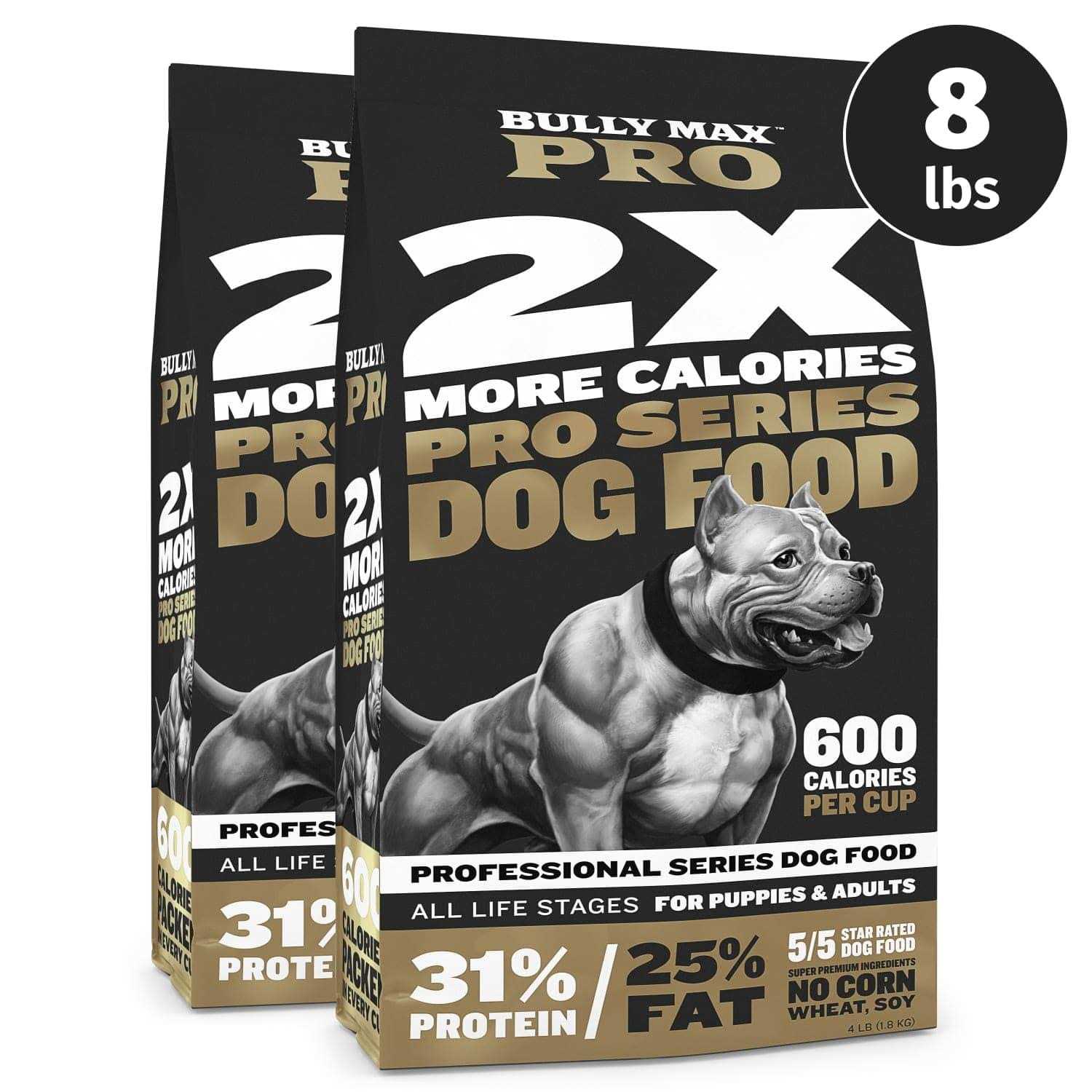 Bully Max Pro Series 31/25 High Calorie Dog Food - Pet Supplies online store