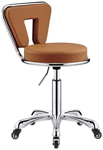 Office Chair Home Pu Leather Cushion Cover Low-Back Study Chair Adjustable Height 360°Rotation Multifunctional Gaming Chair Computer Chairs for Shopping Malls Business Sturdy Durable/Black