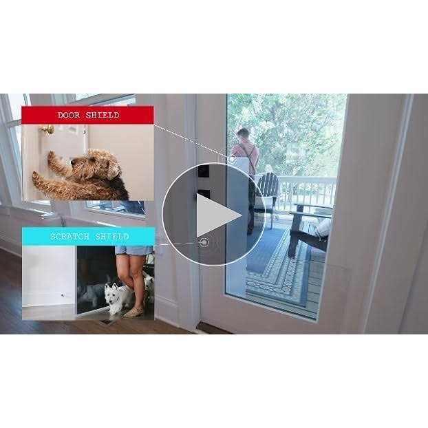 CLAWGUARD Scratch-Shield Strong Transparent Protection to Shield from Pet Damage to Drywall, Doors and Screen Doors. Keep Paws Safe and Home Clean - Pet Supplies online store