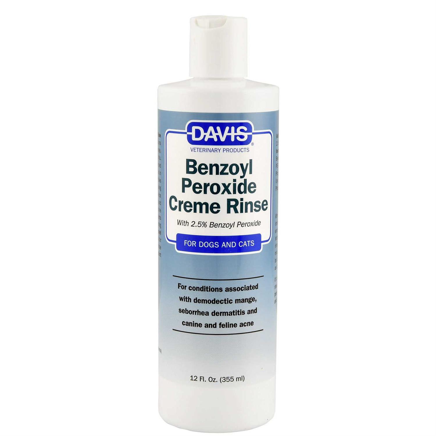 Davis Benzoyl Peroxide Creme Rinse - Pet Supplies online store