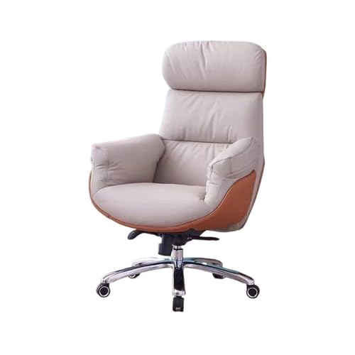 Ergonomic Office Chair Office Luxury Comfortable Seat Home Computer Chair Executive Chair Business Office Chair Reclining Nap Chair Desk Chair(White)