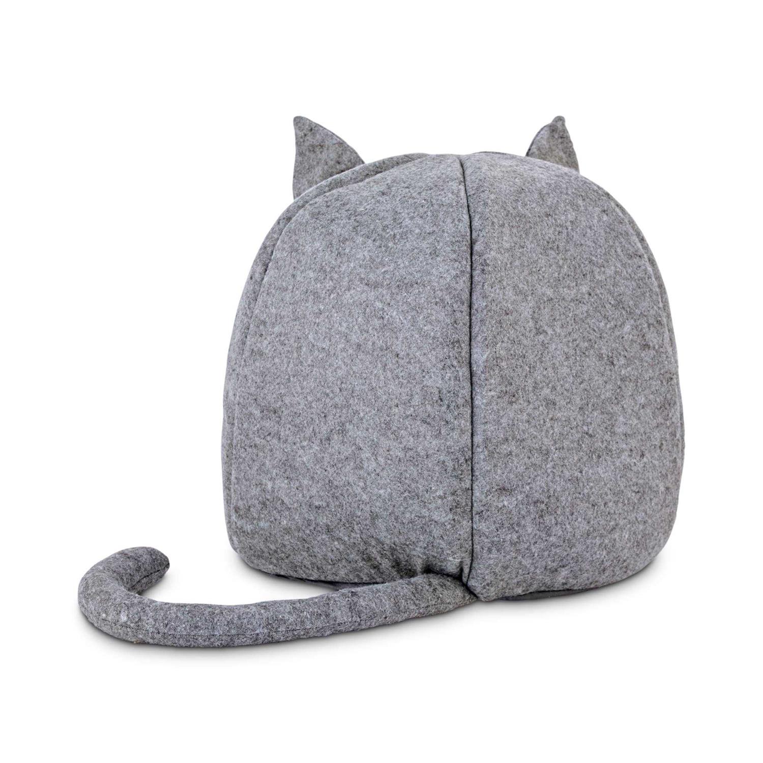 EveryYay Snooze Fest Fellow Feline Hooded Igloo Cat Bed - Pet Supplies online store