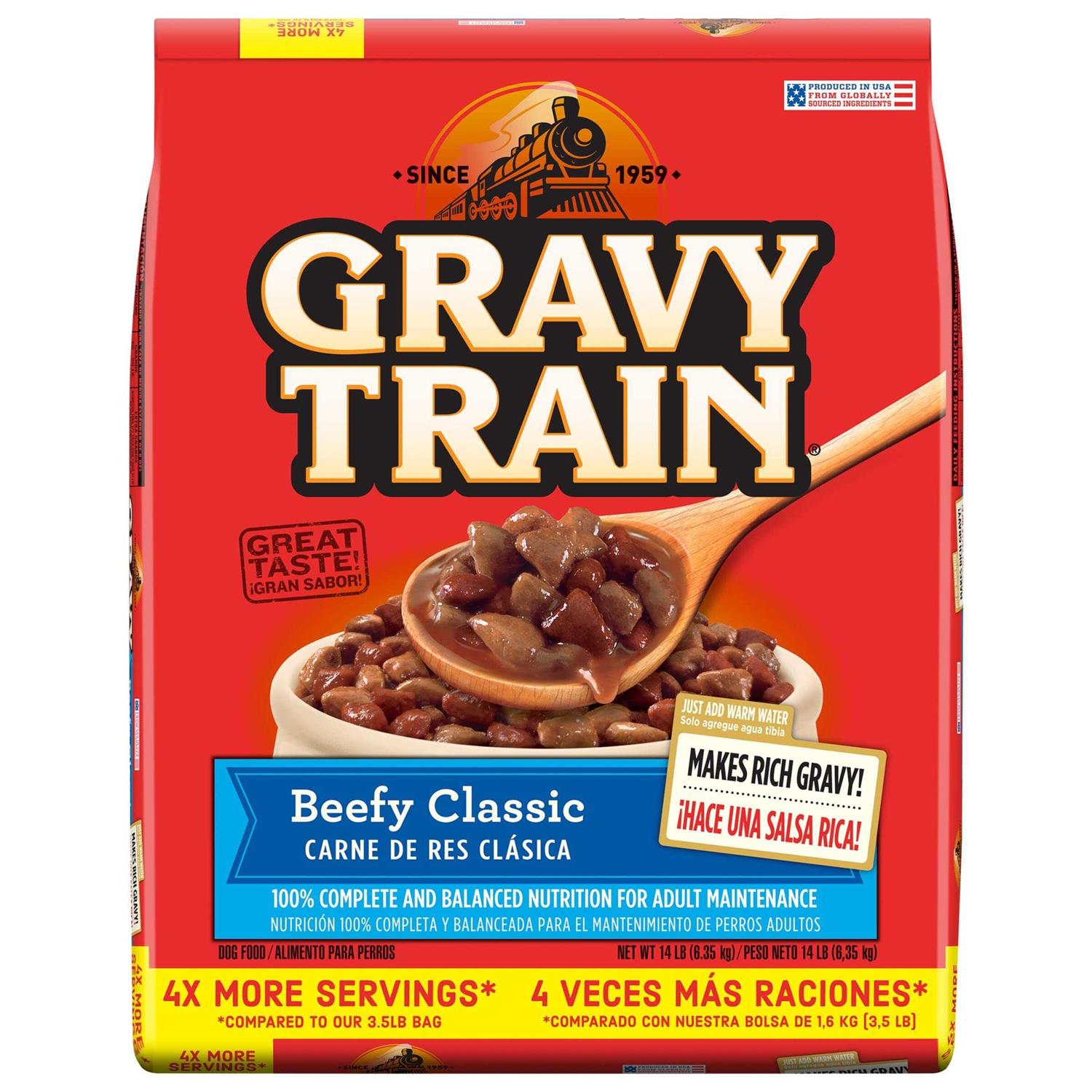 Gravy Train Beefy Classic Dry Dog Food - Pet Supplies online store