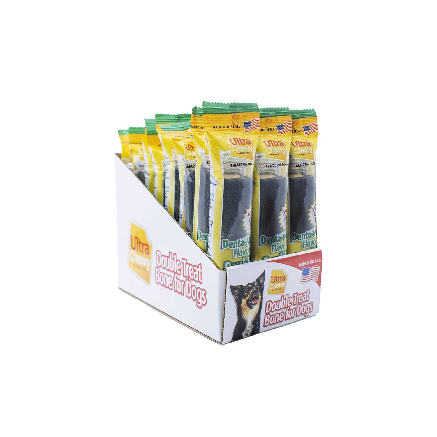 Ultra Chewy Naturals Dog Treats Bone Made in USA Highly Digestible Irresistible Flavors Special Box with Individual Packages - Pet Supplies online store