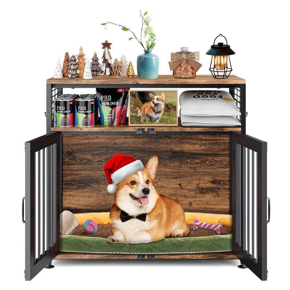Dog Crate Furniture 41 in. Heavy Duty Dog Cages Modern Kennel for Dogs - Pet Supplies online store
