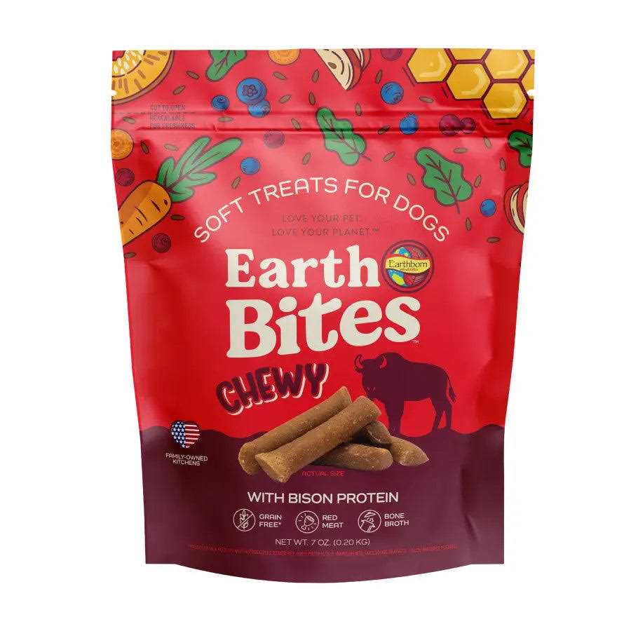 Earthborn Holistic EarthBites Chewy Soft Dog Treats 7 oz - Pet Supplies online store