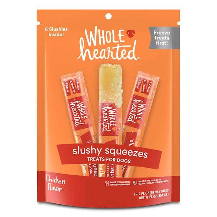 WholeHearted Chicken Slushy Squeezes Treats for Dogs - Pet Supplies online store