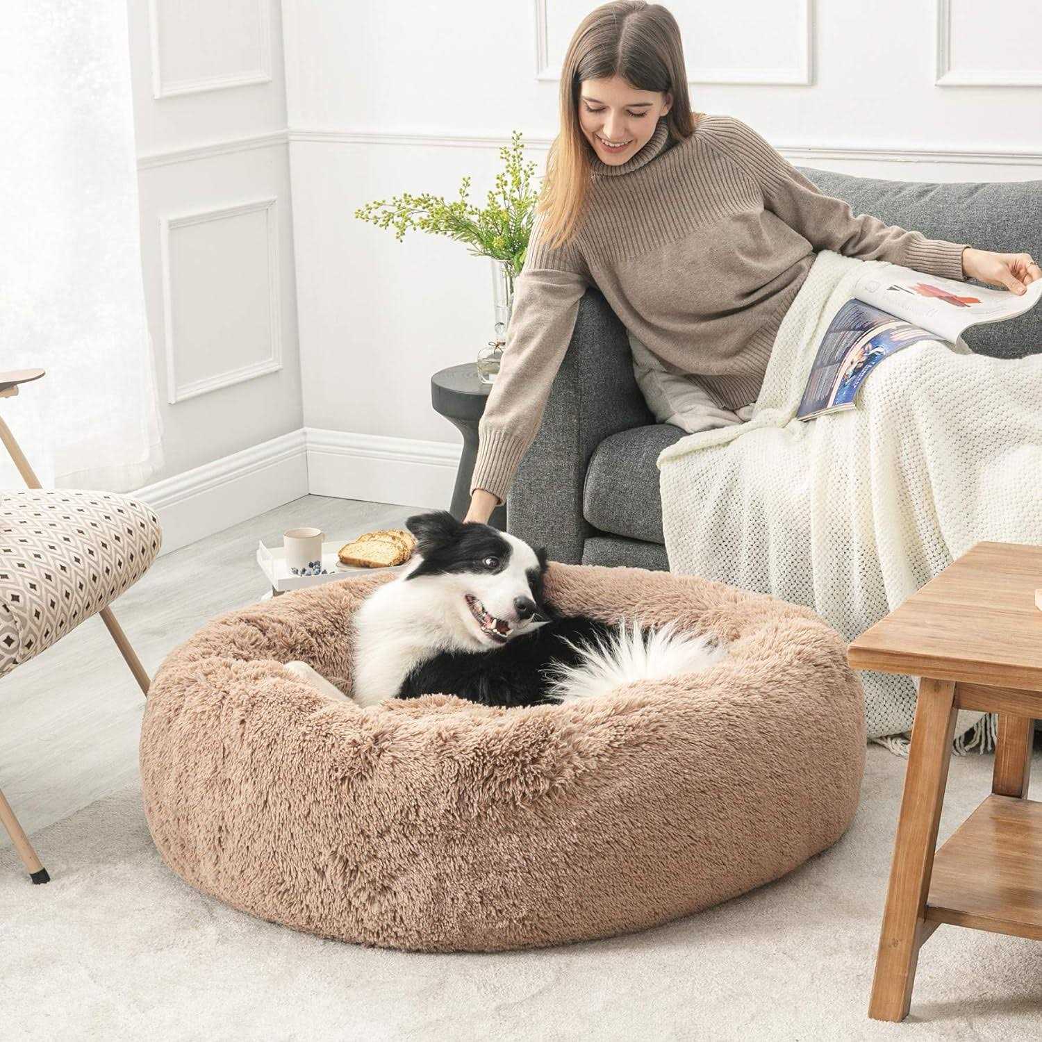 PupsDream The Original Calming Dog Bed Anti Anxiety Dog Bed - Pet Supplies online store