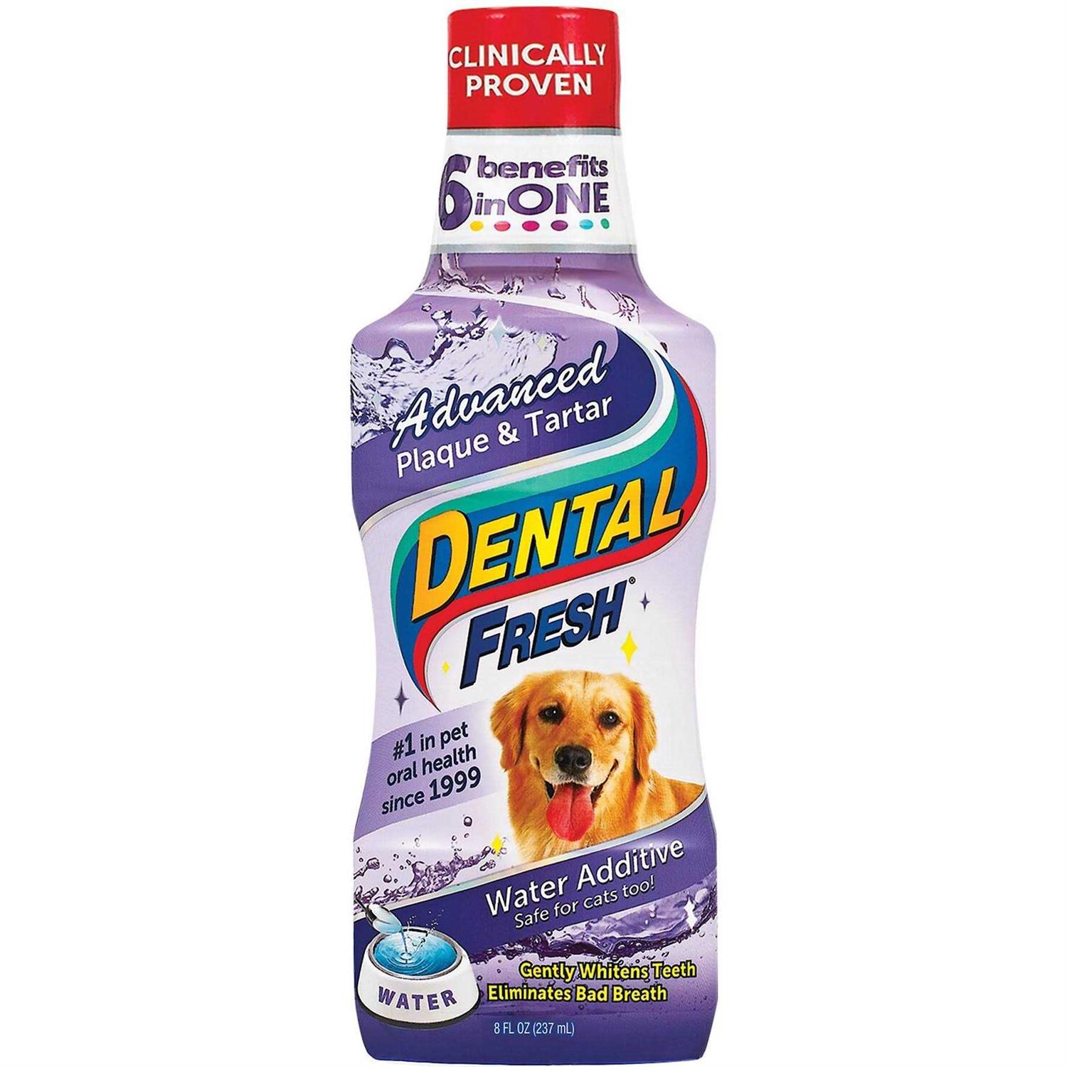 Dental Fresh Advanced Plaque & Tartar Water Additive for Dogs - Pet Supplies online store