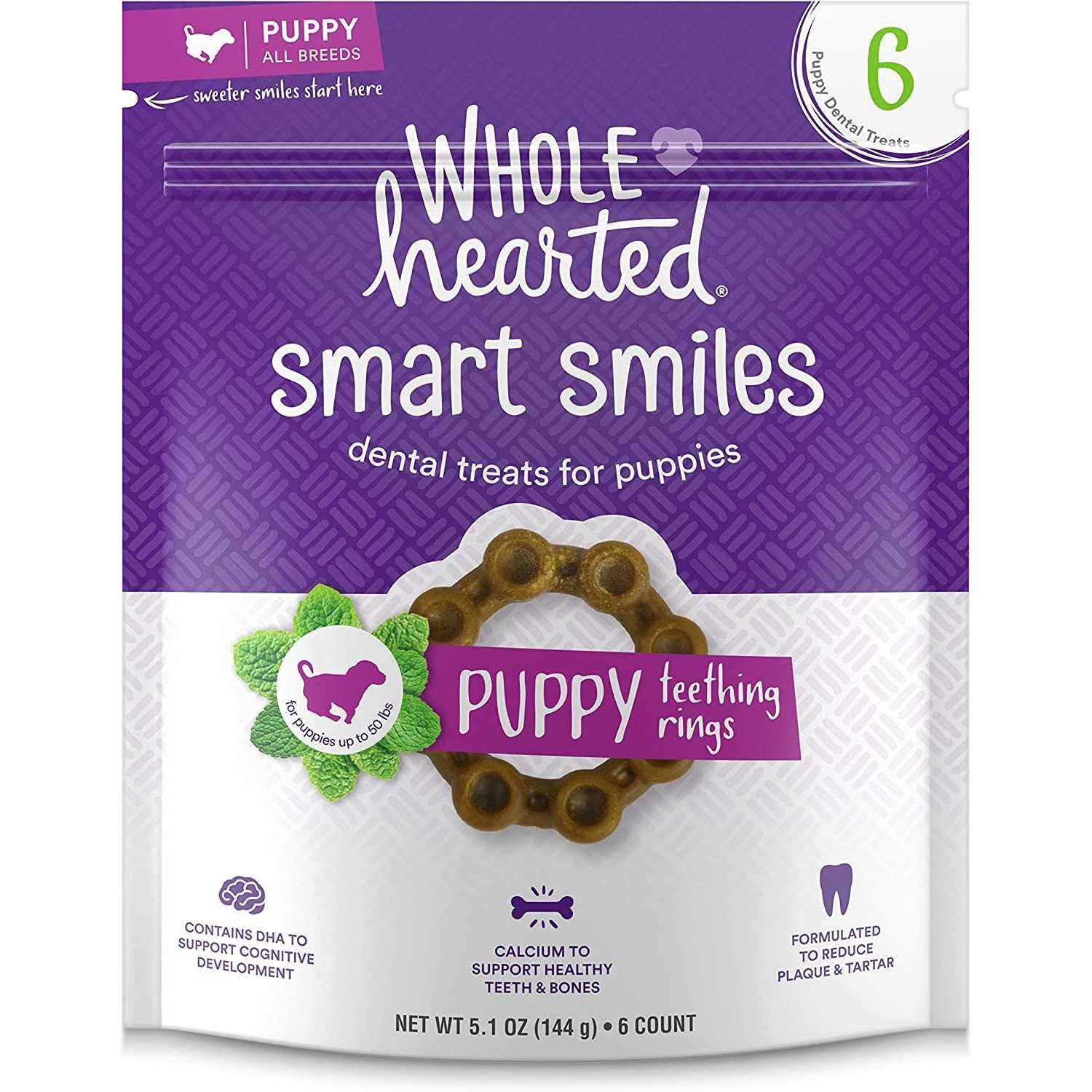 WholeHearted Smart Smiles Dental Treats for Puppies - Pet Supplies online store