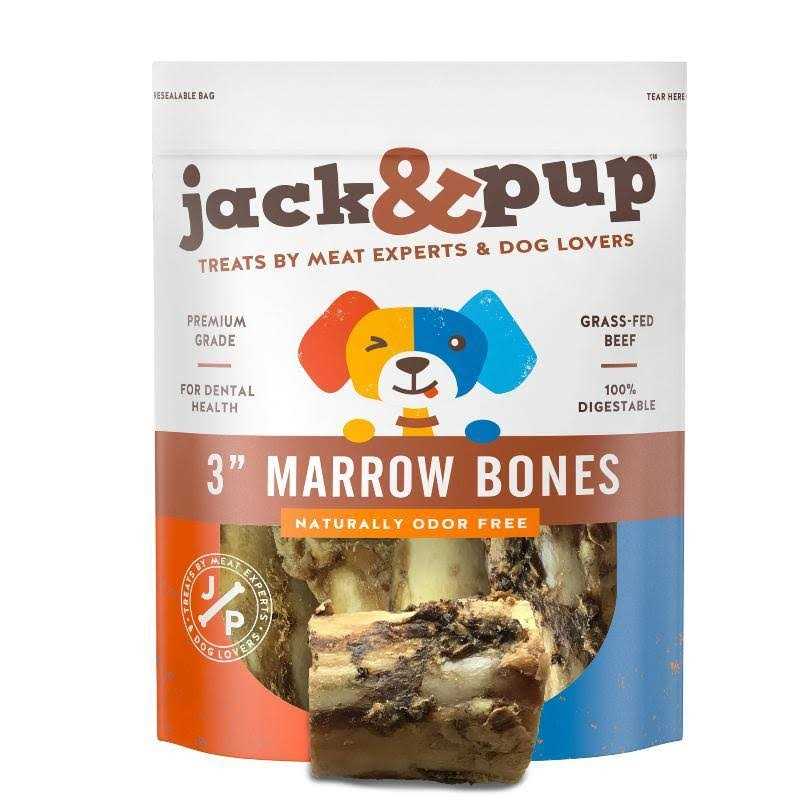 Jack & Pup Roasted Beef Marrow Bone Dog Treats - Pet Supplies online store