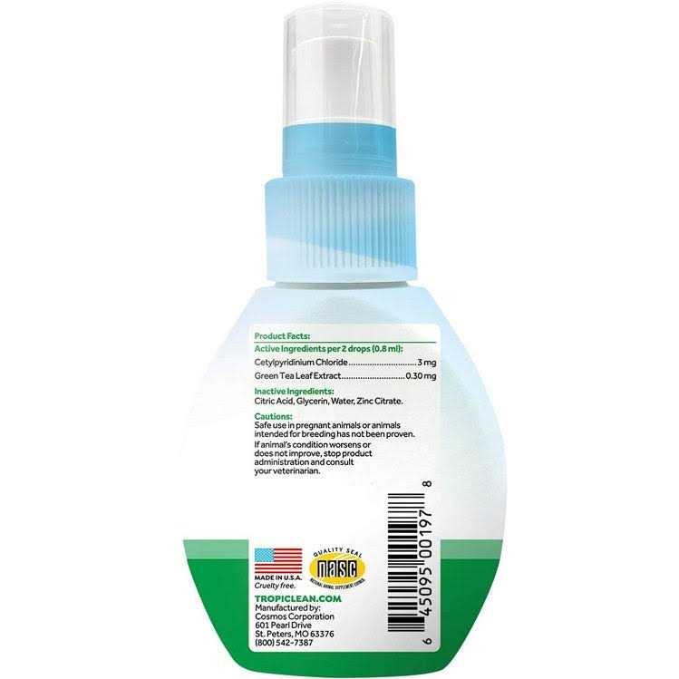TropiClean Fresh Breath Drops - Pet Supplies online store