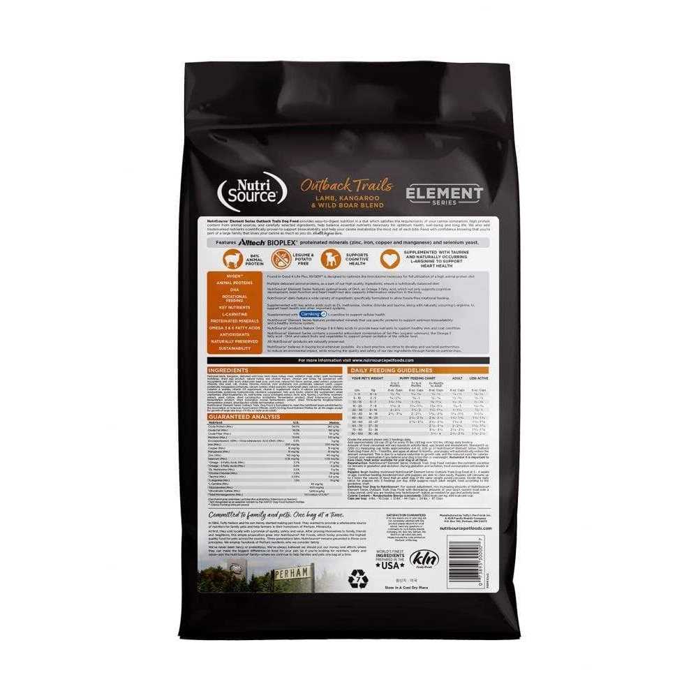 NutriSource Dog Element Series Outback Trails - Pet Supplies online store