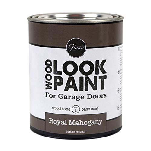 Giani Wood Look Paint for Garage Doors- Step 1 Wood Grain Base Coat Pint (Red Oak)