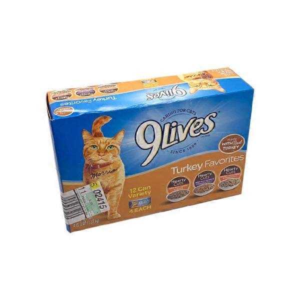 9Lives Turkey Favorites Variety Pack 5.5-Ounce - Pet Supplies online store