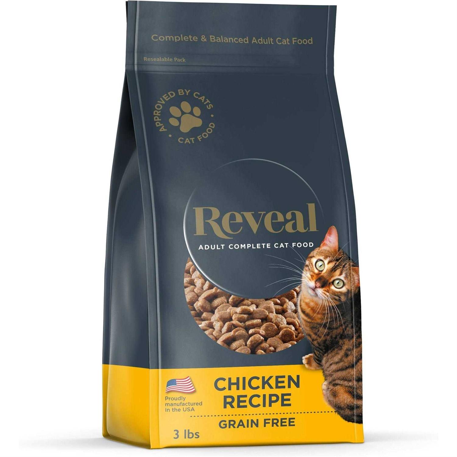 Reveal Grain-Free Chicken Recipe Natural Complete & Balanced Dry Cat Food - Pet Supplies online store