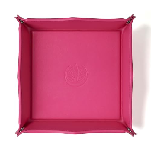 Plus Size Jewelry Tray, Vintage Valet Tray PU Leather Catchall Tray for Men Key Wallet Coin Box Travel Valet Tray(Wax Deep Green)