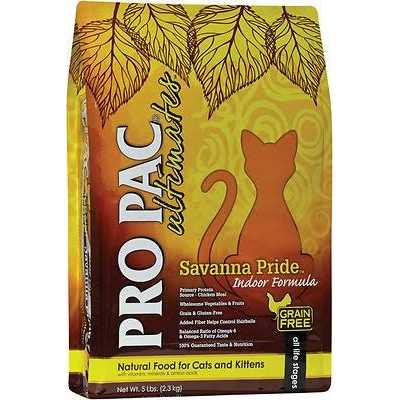 Pro Pac Ultimates Savanna Pride Grain-Free Indoor Dry Cat Food - Pet Supplies online store