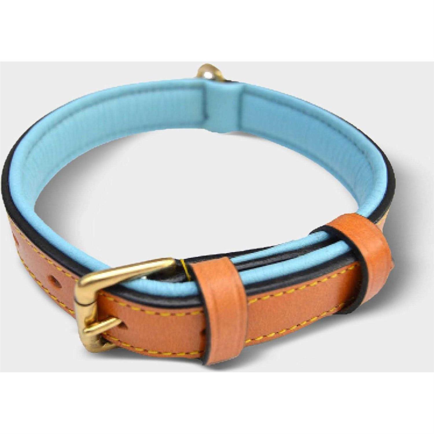 Soft Touch Collars Leather Dog Collar Padded - Pet Supplies online store