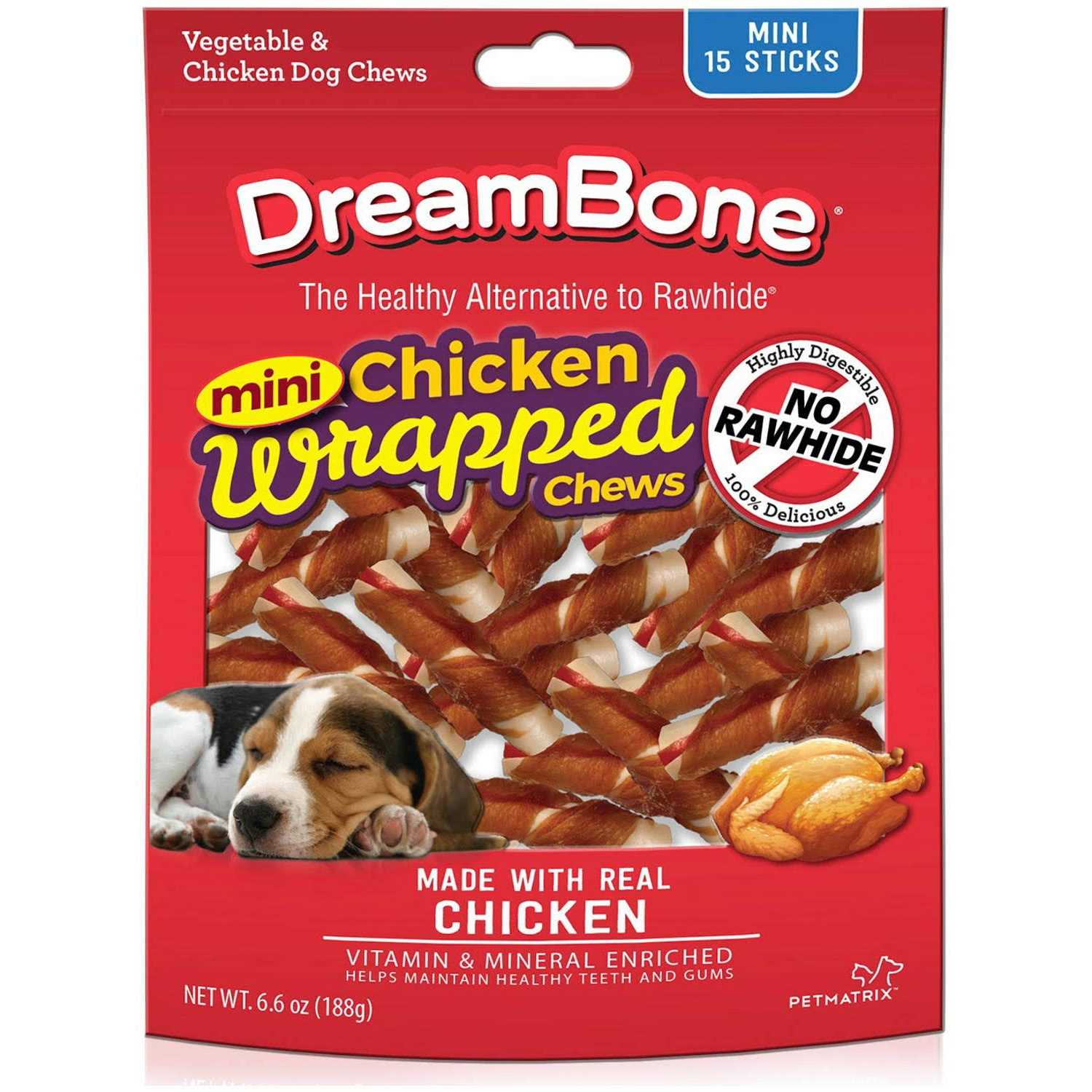 DreamBone Dog Chews Chicken Wrapped Sticks - Pet Supplies online store