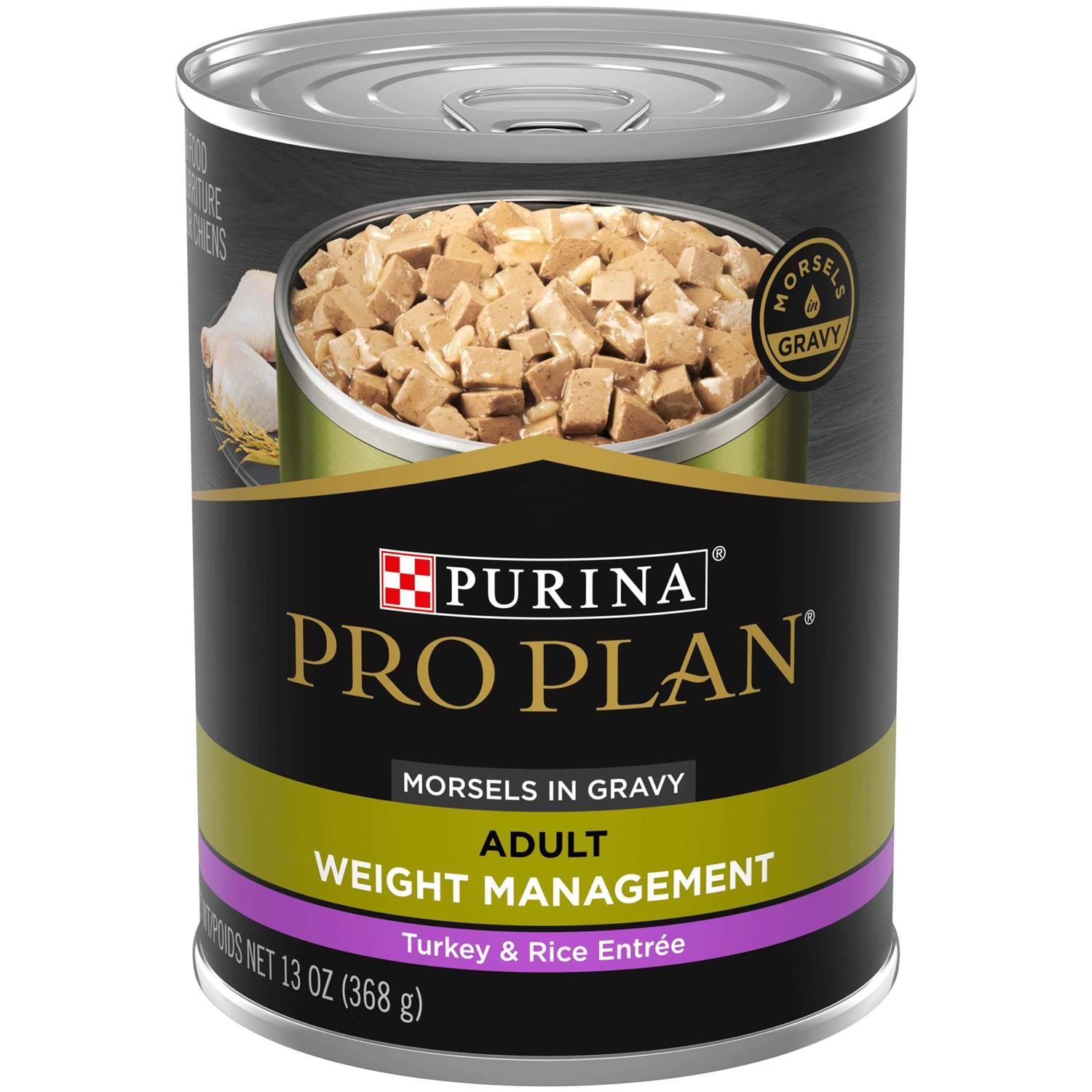 Purina Pro Plan Focus Adult Weight Management Turkey & Rice Entree Canned Dog Food - Pet Supplies online store