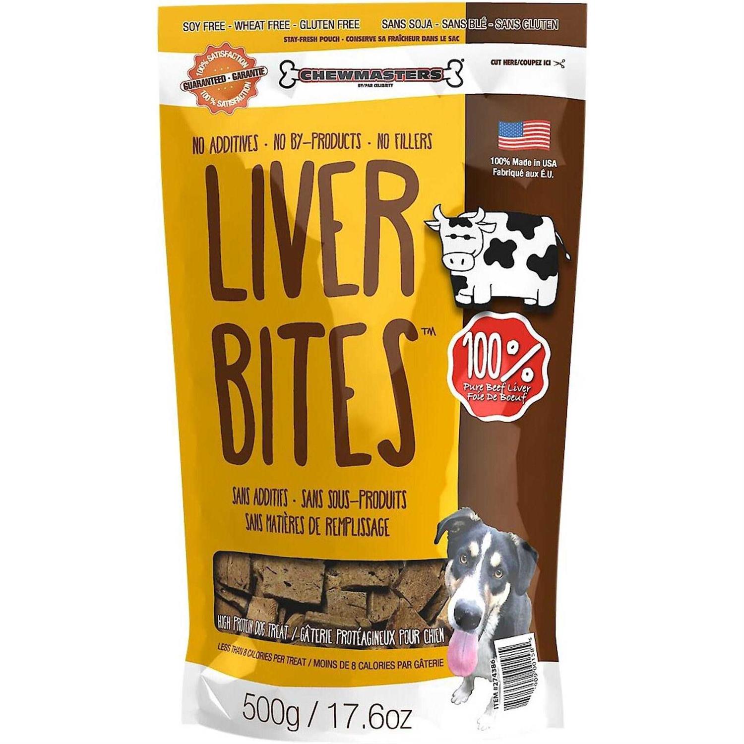 Chewmasters Beef Liver Bites Freeze Dried - Pet Supplies online store