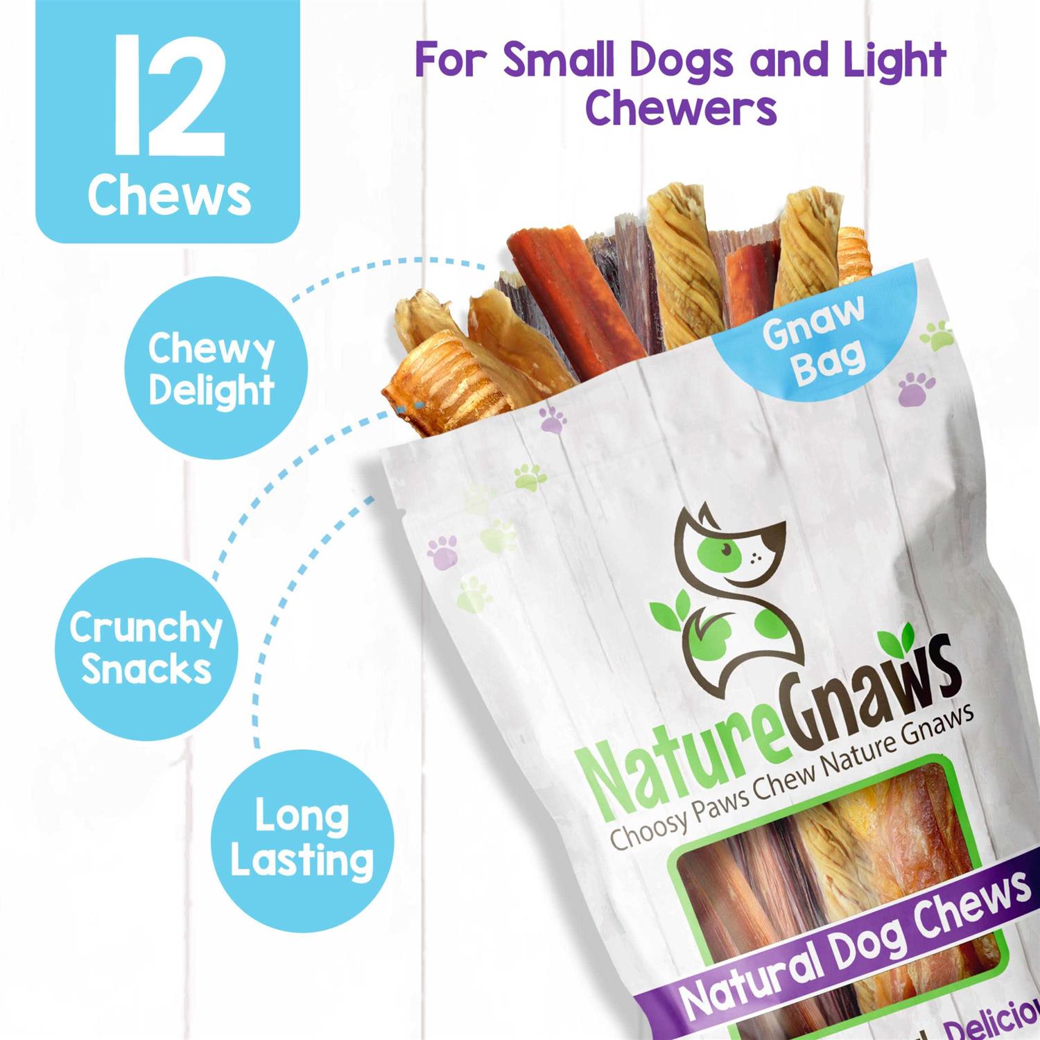 Nature Gnaws Variety Pack Natural Dog Chews - Pet Supplies online store