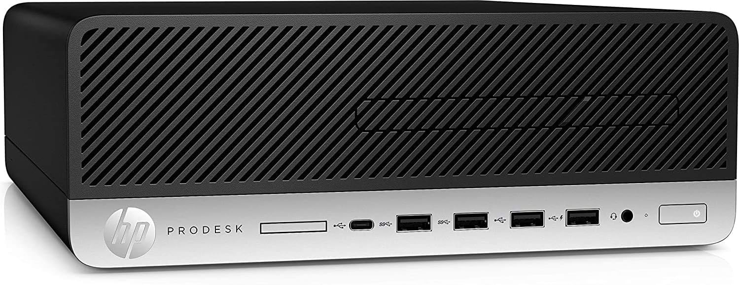 HP ProDesk 600 G4 SFF Desktop Computer with 24