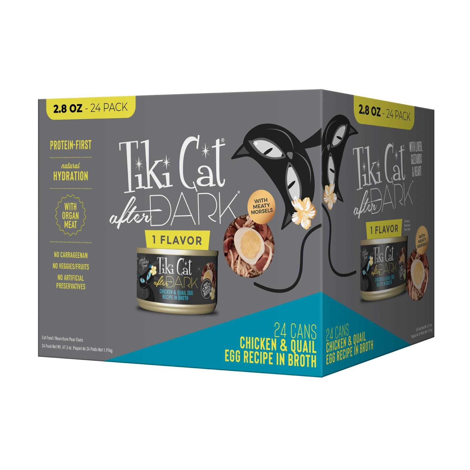 Tiki Cat After Dark Chicken & Quail Egg Grain-Free Wet Cat Food - Pet Supplies online store