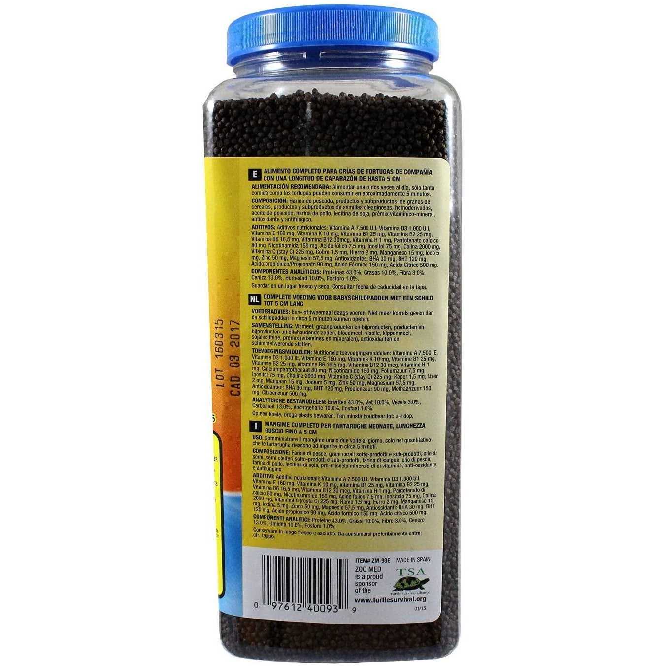 Zoo Med Natural Aquatic Turtle Food Hatchling Formula - Pet Supplies online store