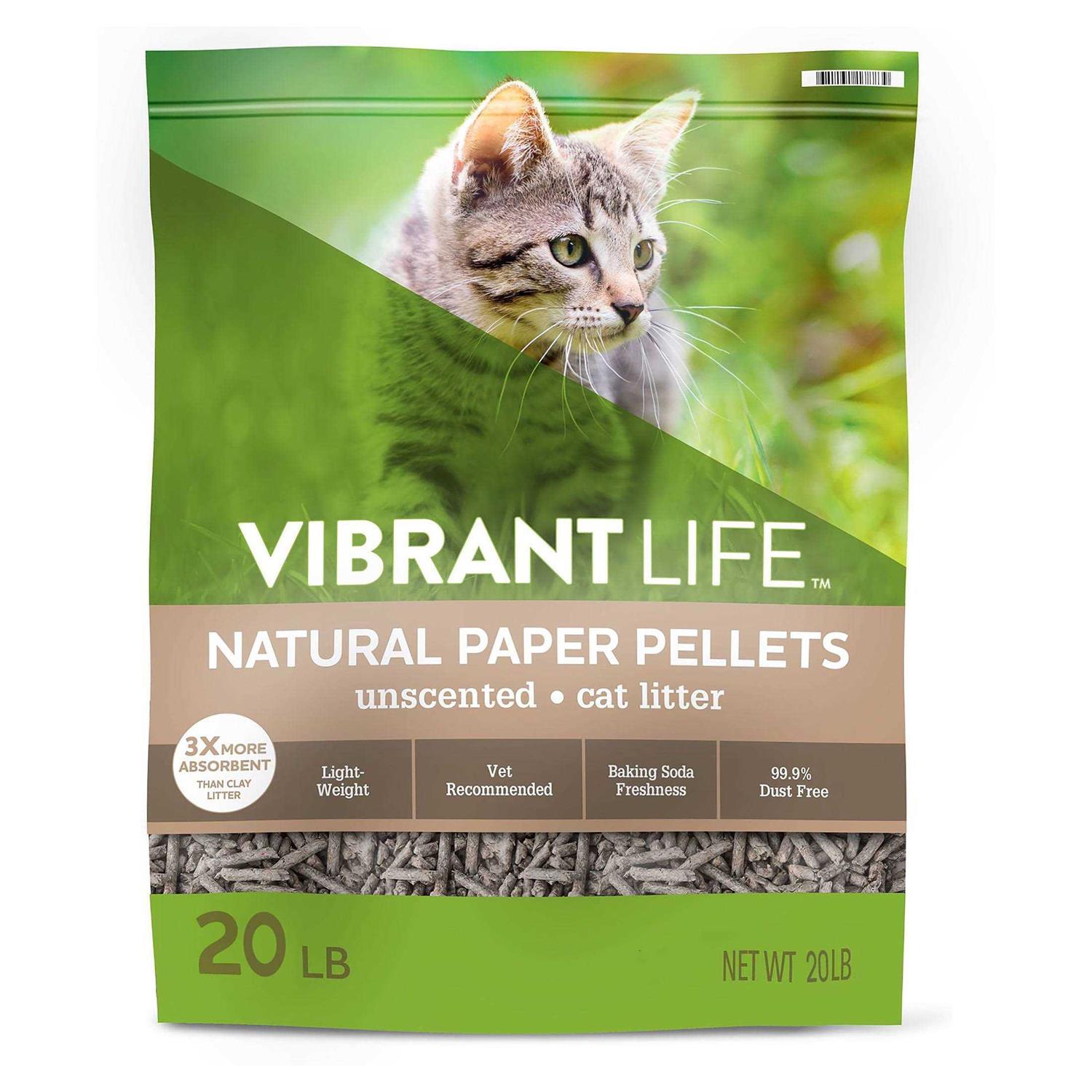 Vibrant Life 20# Natural Paper Pellets - Pet Supplies online store