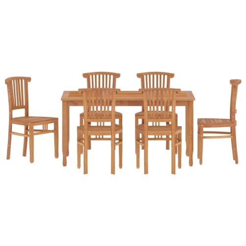 5 Piece Patio Dining Set, Balcony Sets for Apartments Outdoor Balcony Furniture Outdoor Patio Chairs Outdoor Dining Table Suitable for Patio Hotels Apartments Resorts, Solid Wood Teak
