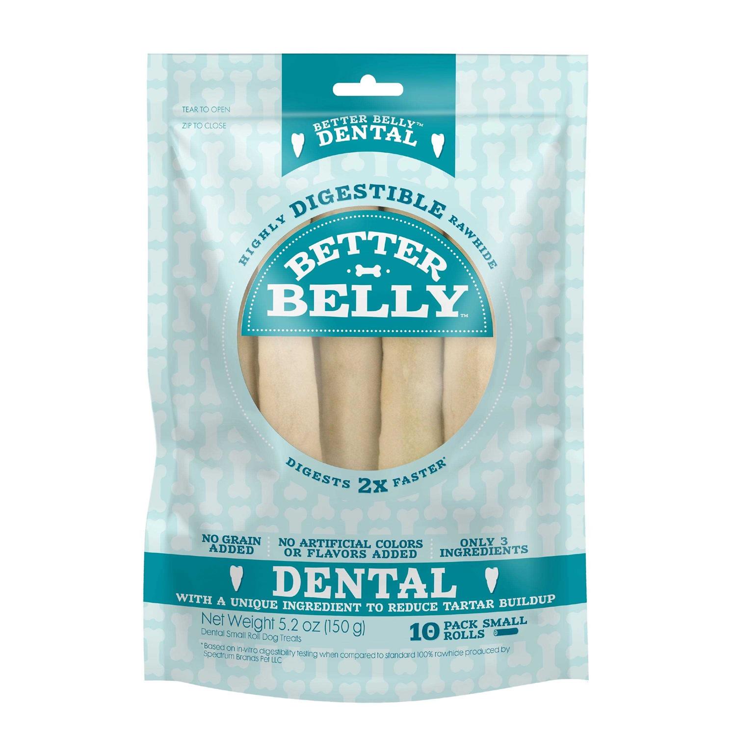 Better Belly Rawhide Dental Rolls - Pet Supplies online store