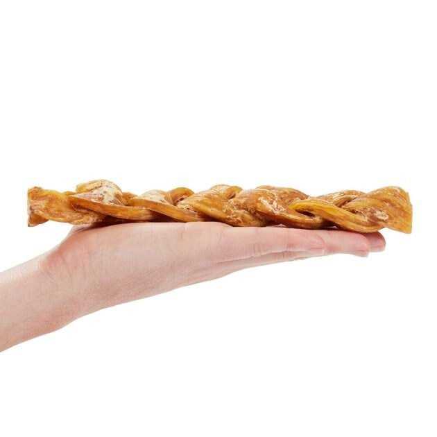 Bones & Chews Braided Water Buffalo Tendon Dog Chews - Pet Supplies online store