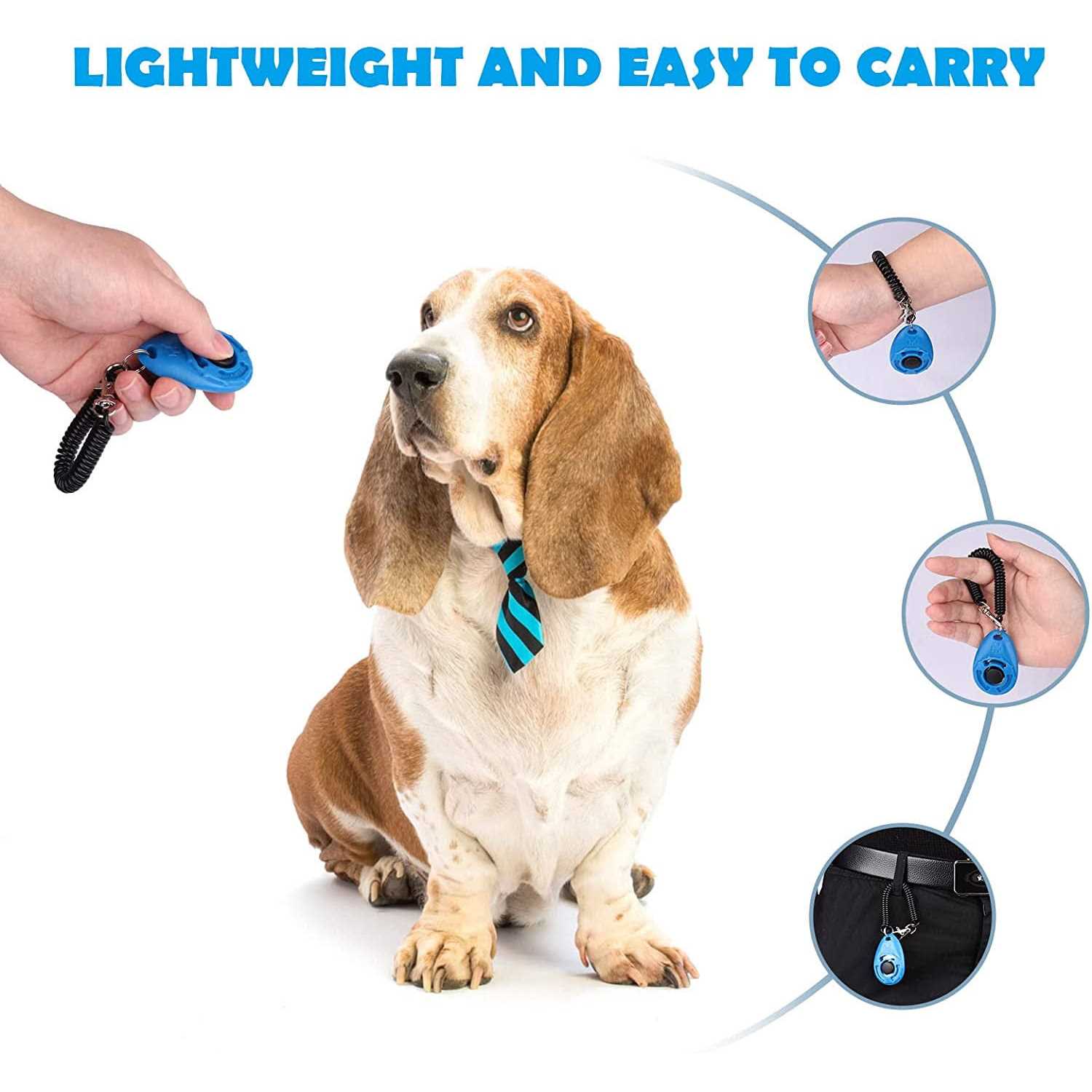 Dog Training Clicker with Wrist Strap Oyefly Durable Lightweight Easy to Use - Pet Supplies online store
