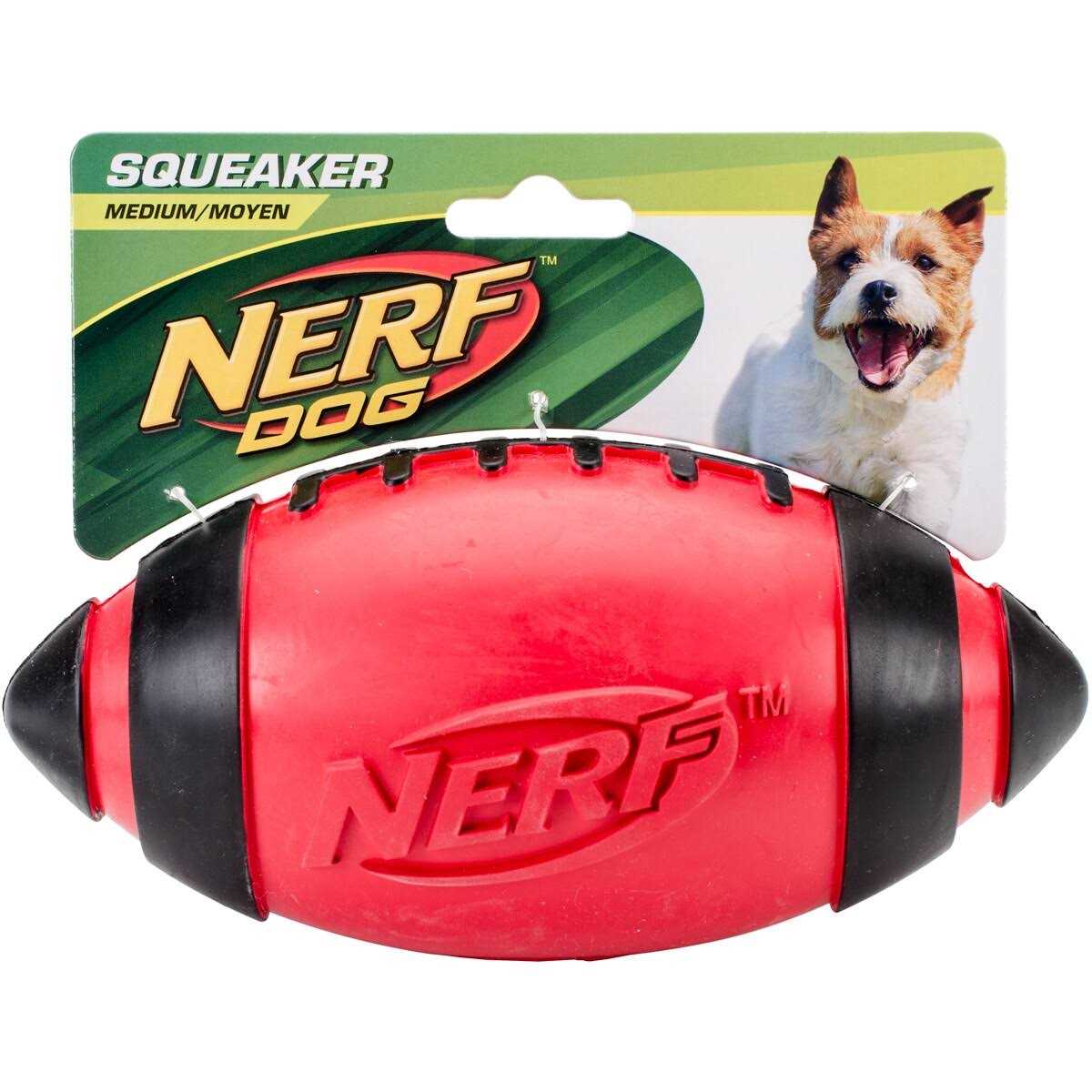 Nerf Ridged Football Dog Toy - Pet Supplies online store