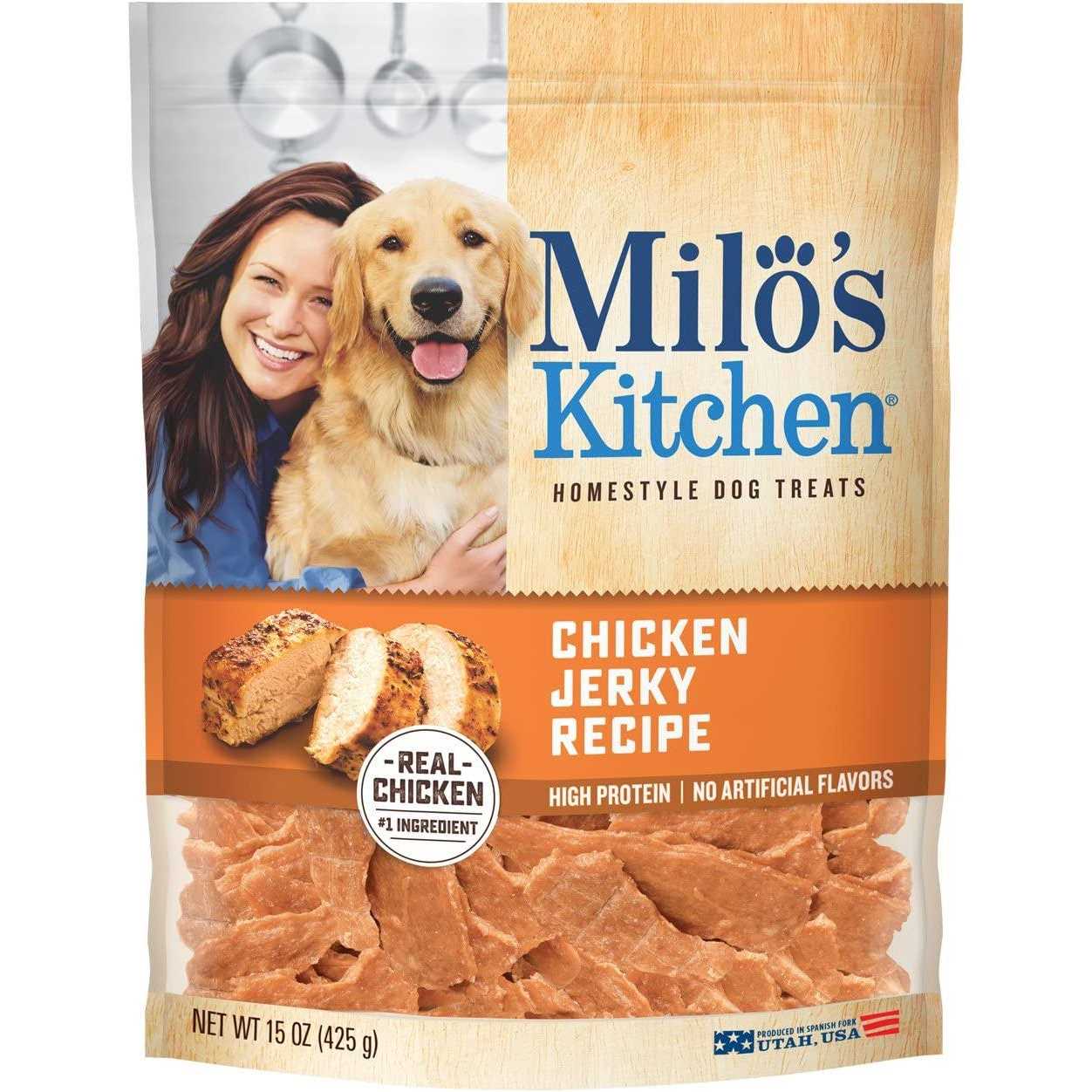 Milo's Kitchen Chicken Jerky Dog Treats - Pet Supplies online store